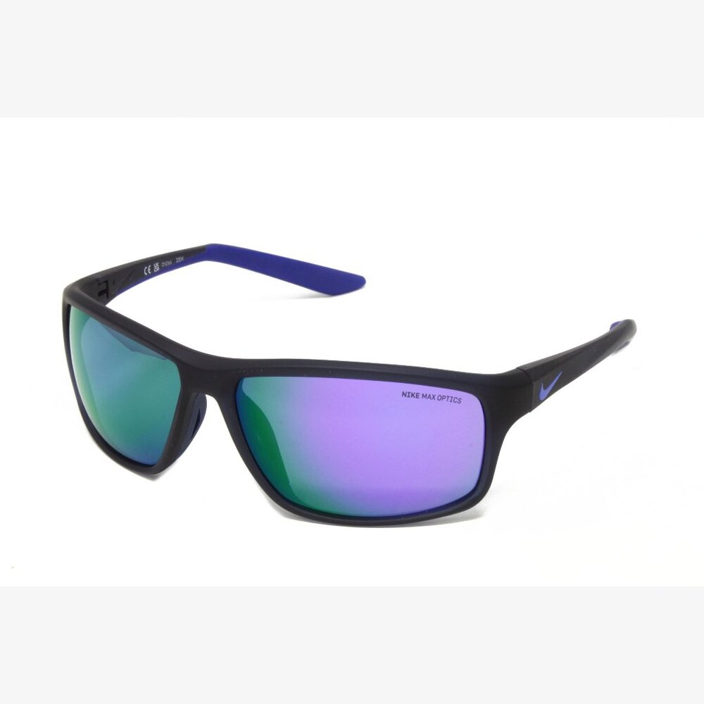 Nike Adrenaline 22M DV2155 451 Men's Sunglasses Obsidian Medium Blue 64mm